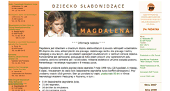 Desktop Screenshot of magdalena.glema.pl