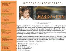 Tablet Screenshot of magdalena.glema.pl