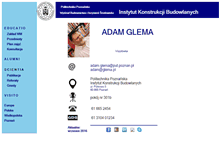 Tablet Screenshot of adam.glema.pl